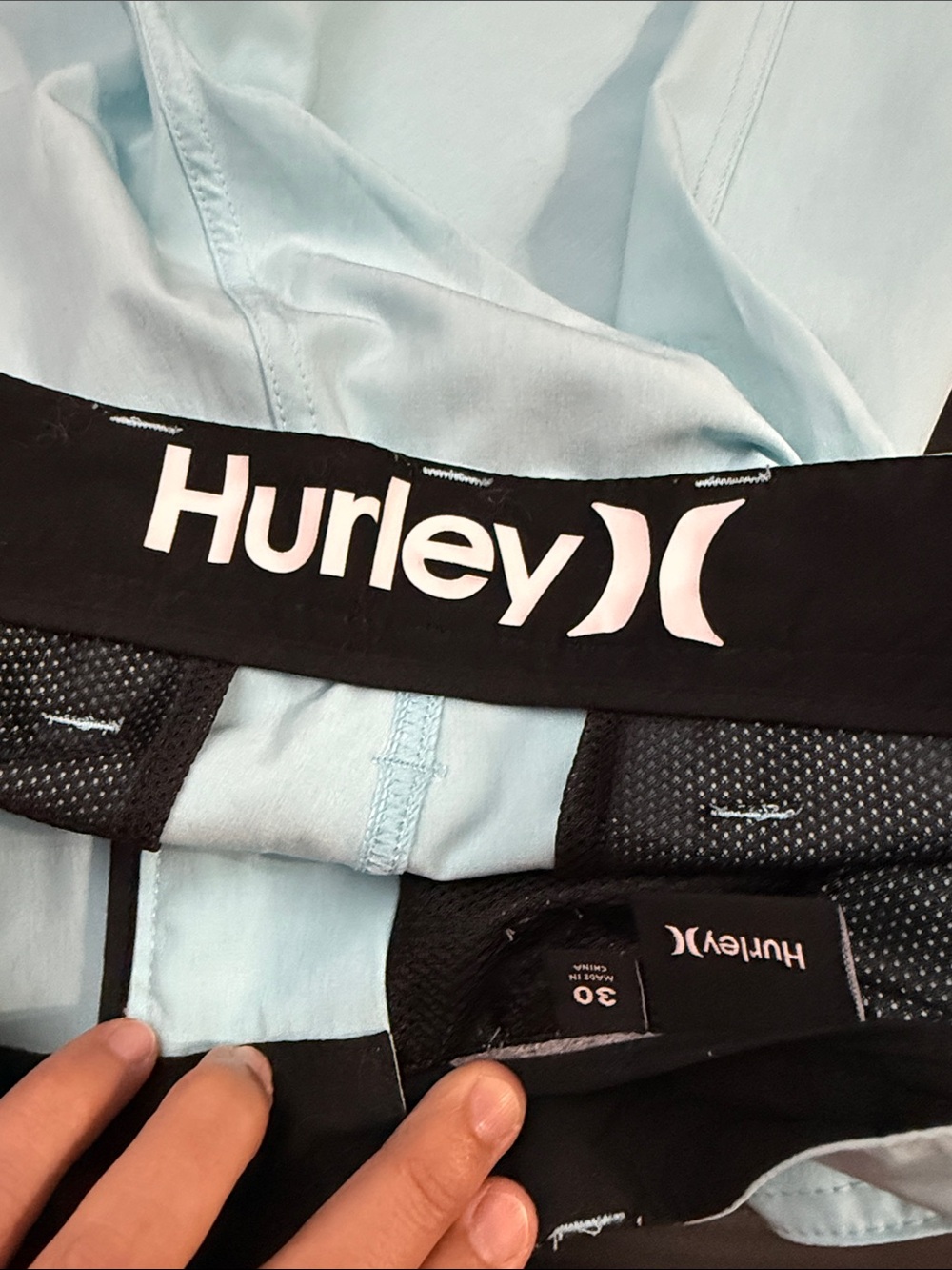 Hurley Light Blue Men's Shorts